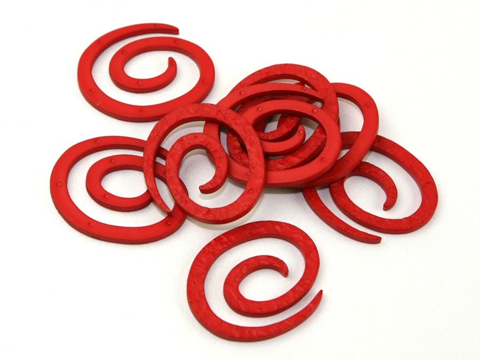 Dill Knit Clothing Fasteners (Value Pack) Red
 