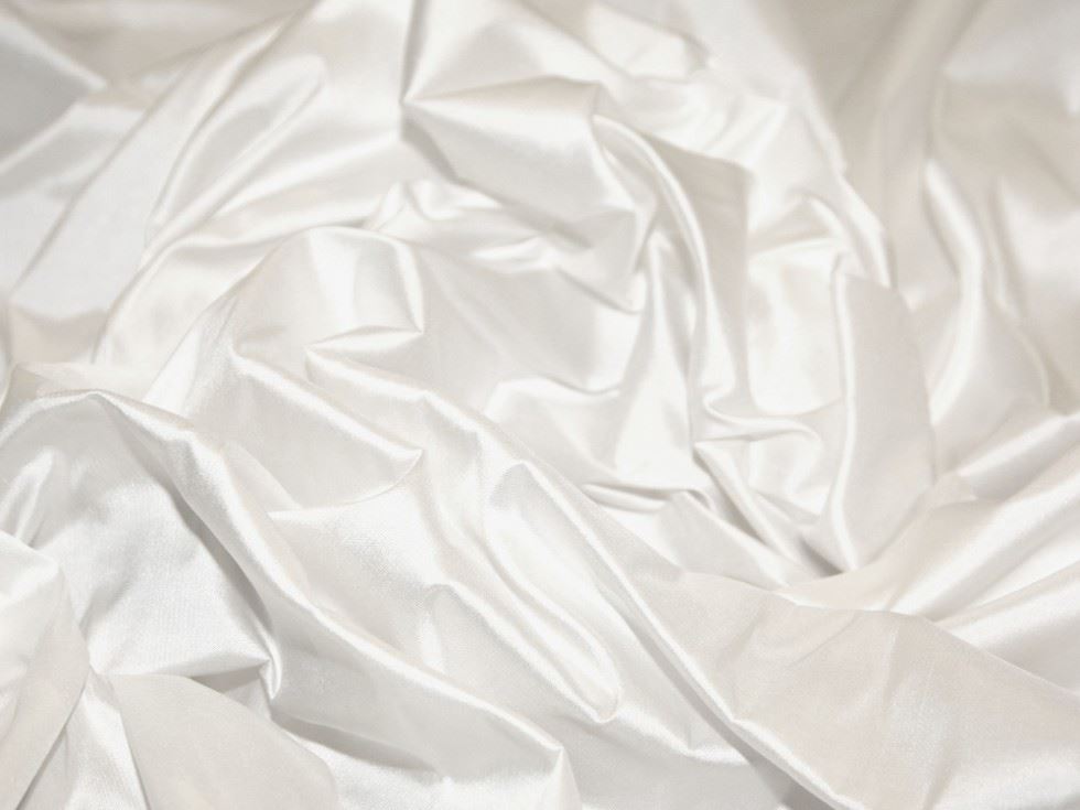 Chantelle Silk Dupion Fabric White
 