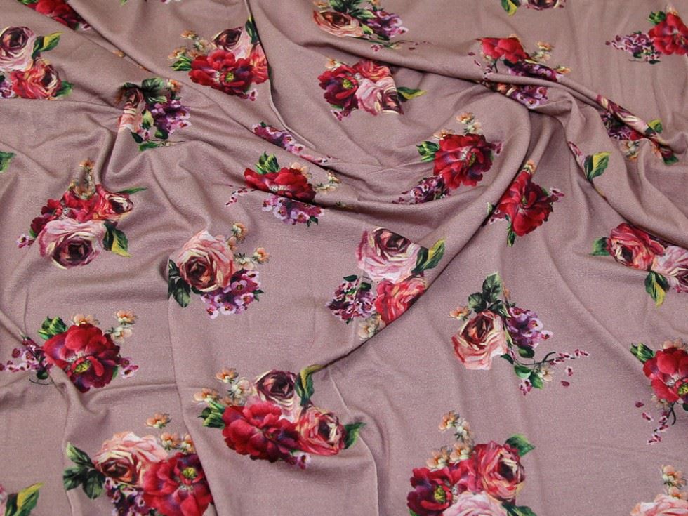 Lady Mcelroy Pink Viscose Jersey Stretch Knit Fabric