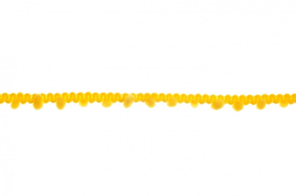 Essential Trimmings Yellow Pom Poms Trim (Value Roll)