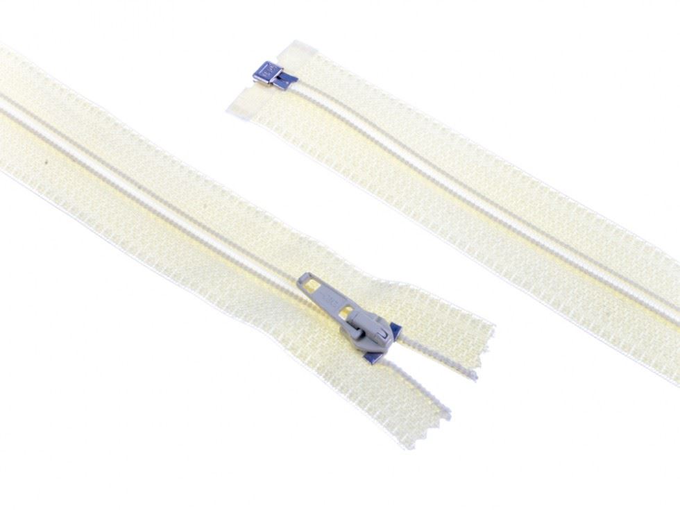 Nylon Open End Coat Zips Lemon Yellow
 