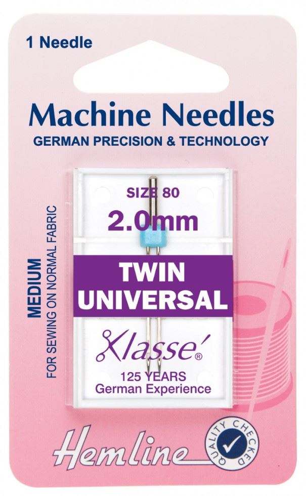 Hemline Twin Sewing Machine Needles