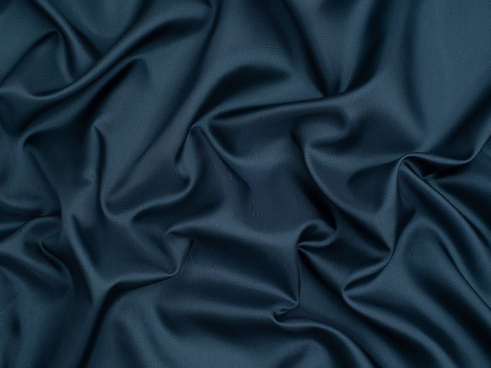 Acetate Taffeta Lining Fabric Deep Blue