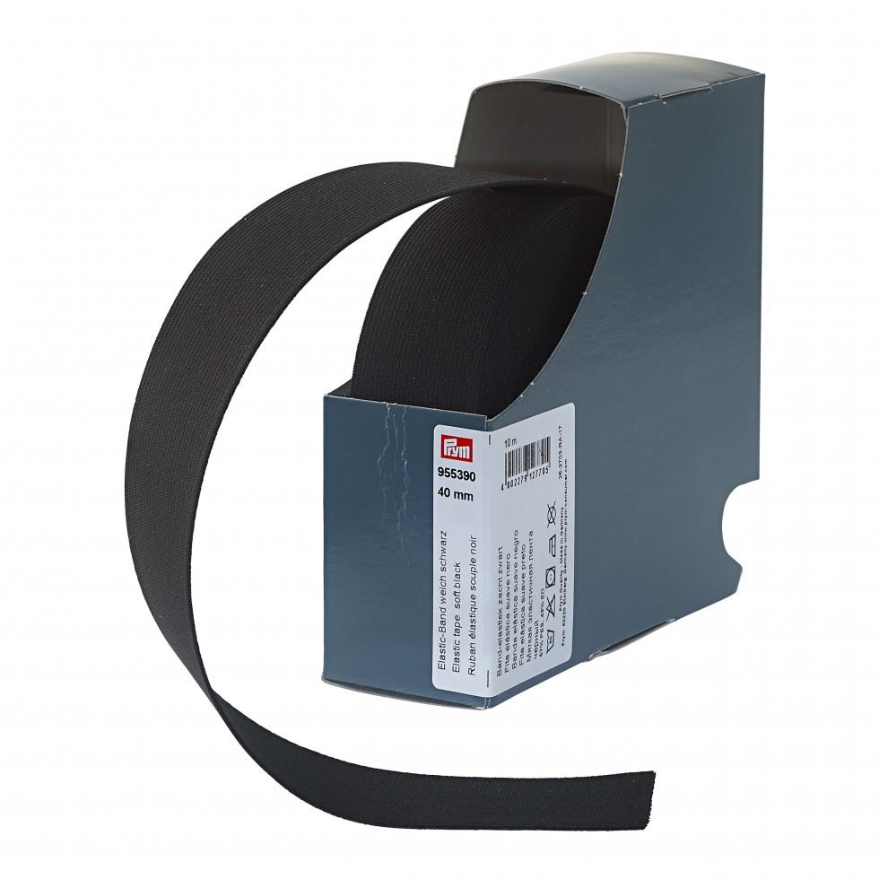 Prym Black Soft Elastic Tape
