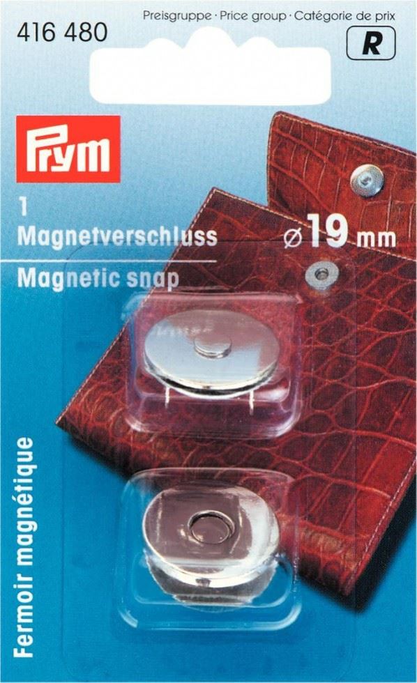 Prym Magnetic Bag Fasteners Silver
 
