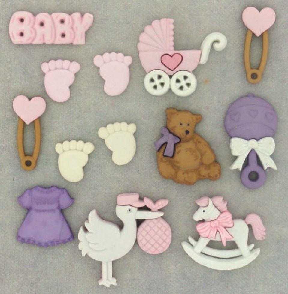 Dress It Up Girls New Arrival Buttons