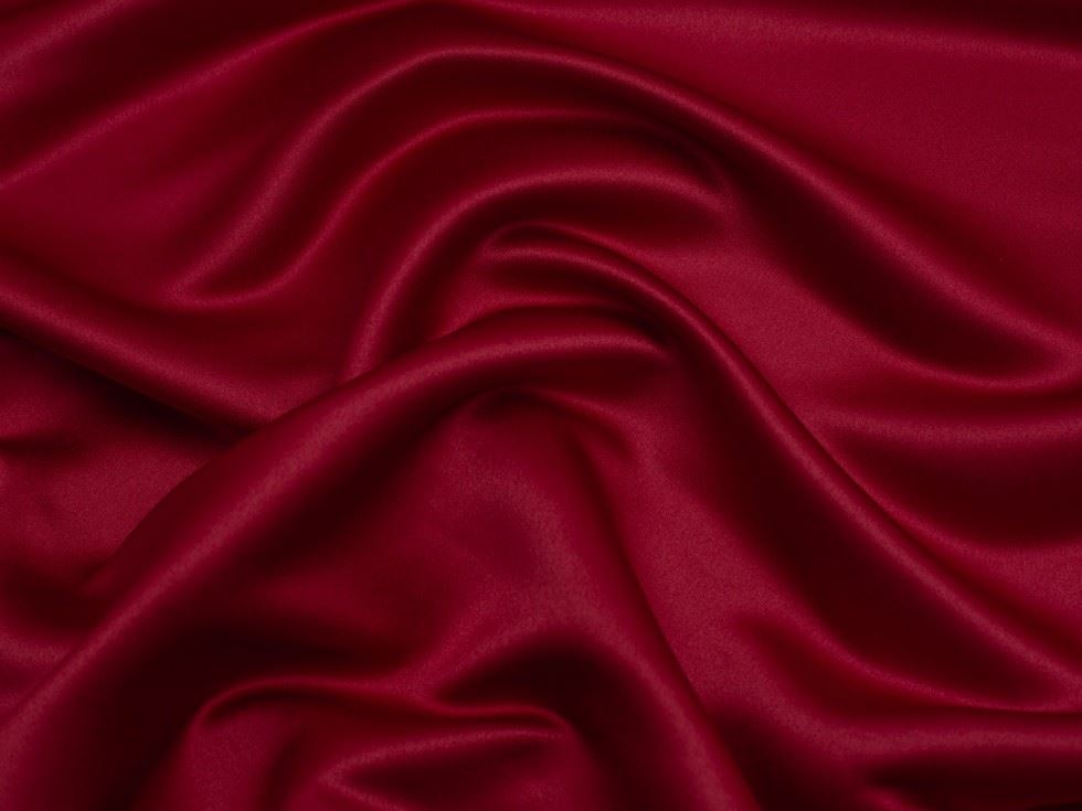 Minerva Core Range Classique Duchess Satin Fabric Burgundy