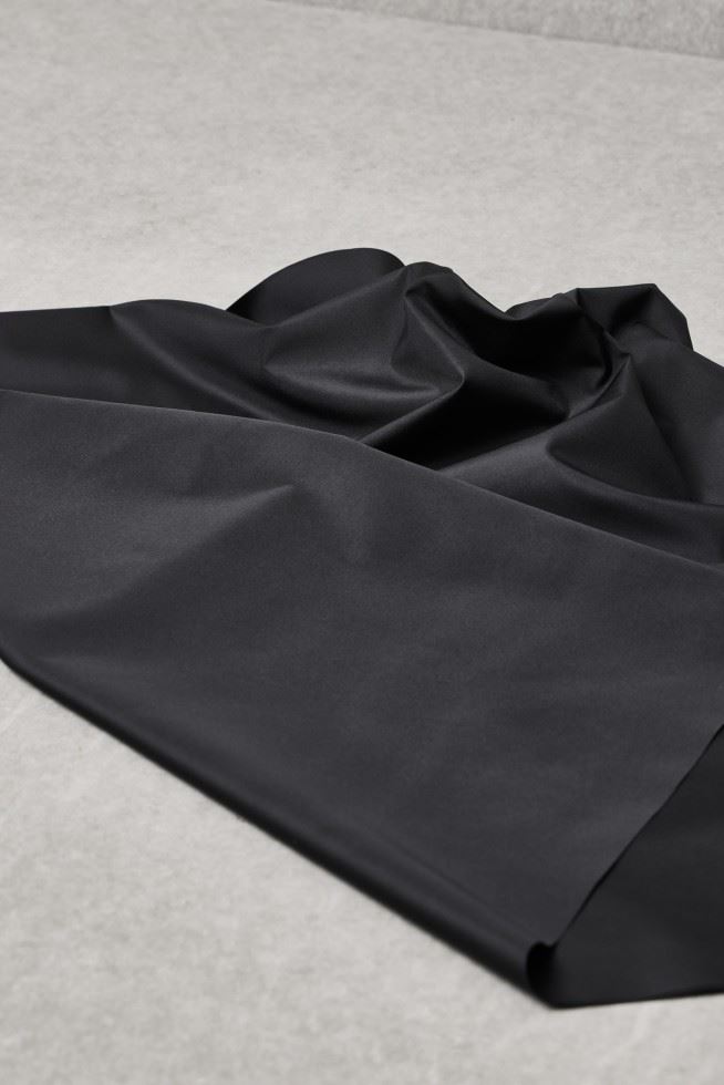 Mind The Maker Black Thelma Solid Coating Fabric