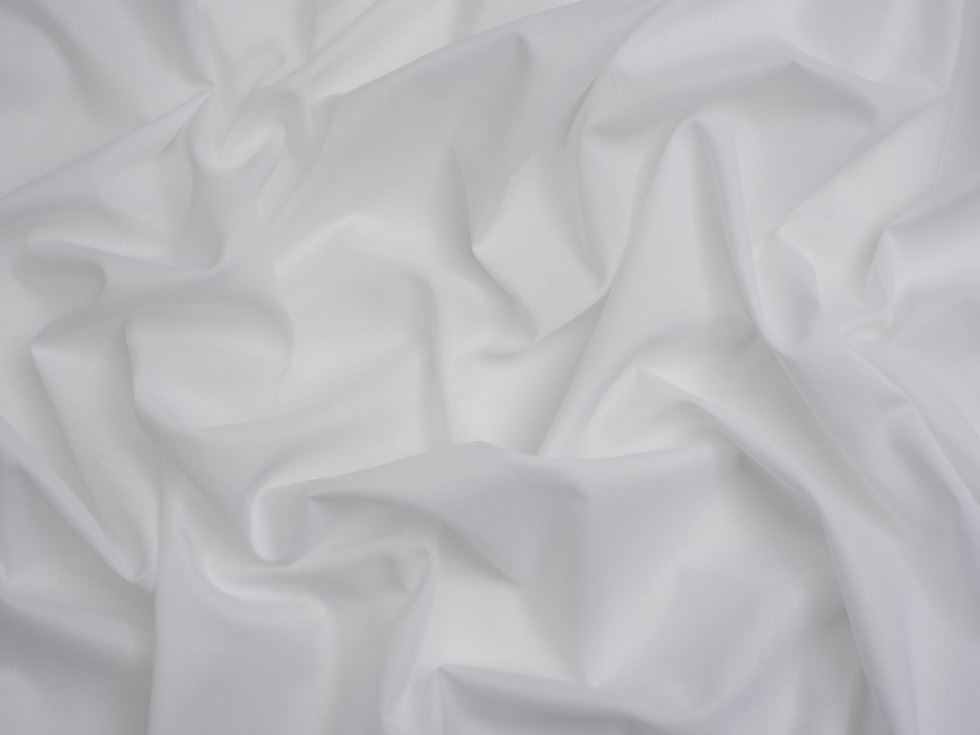 Minerva Core Range White 100% Cotton Lawn Fabric