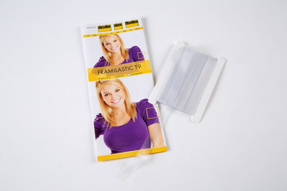 Vilene Vlieseline Clear Framilastic Transparent Elastic Pu Tape
