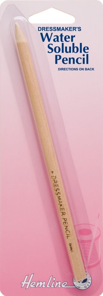 Hemline White Water Soluble Pencil