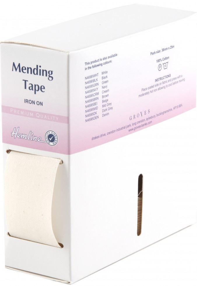 Hemline Cream Repair Mending Tape