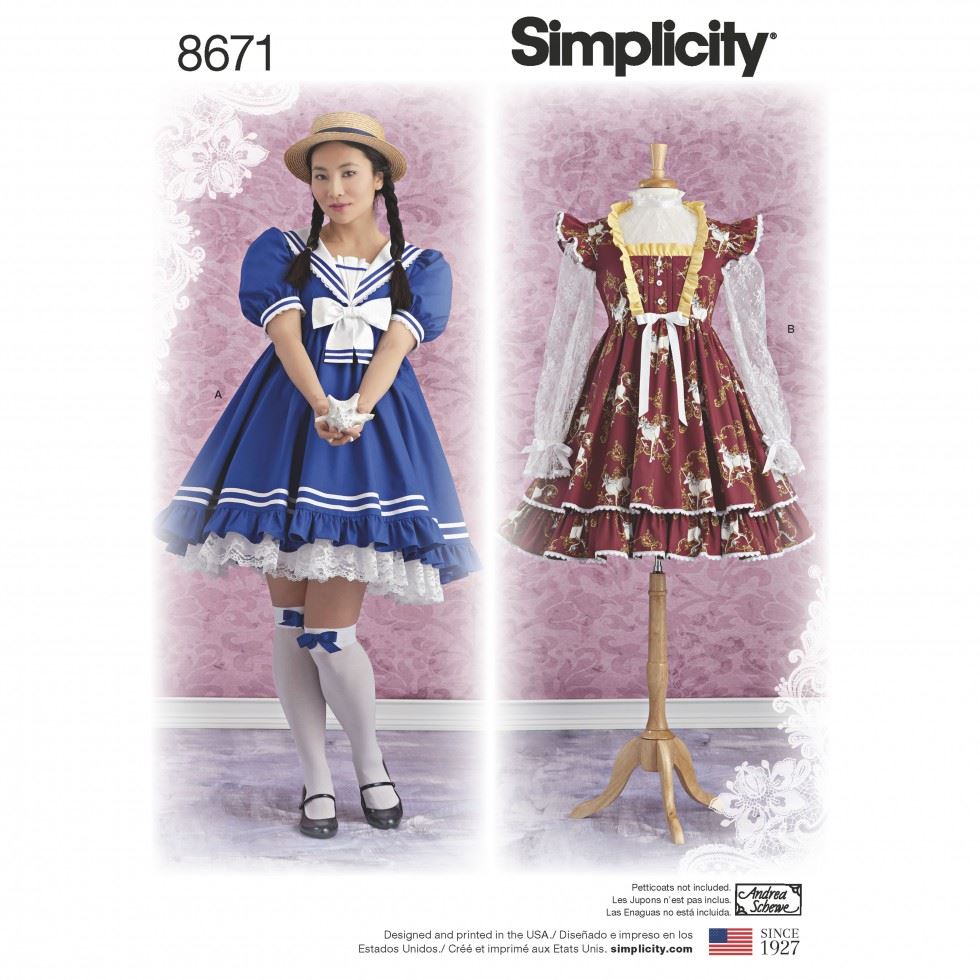 Minerva Sewing Pattern 8671 Simplicity Simplicity-8671-D5