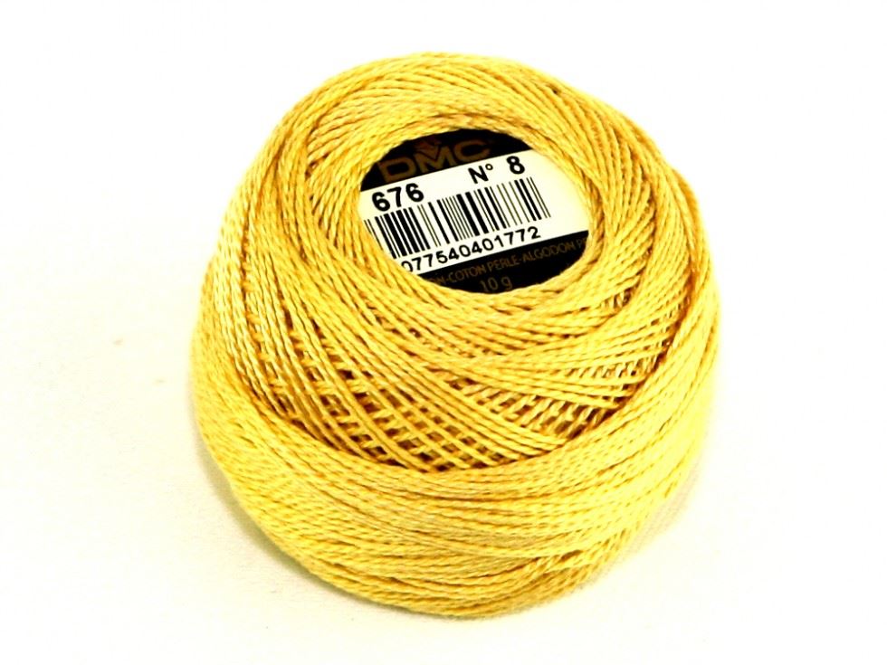 DMC Size 8 Cotton Perle Thread 676
 