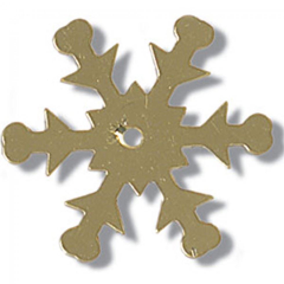 Trimits Snowflake Sequins (Value Pack of 5) Gold
 