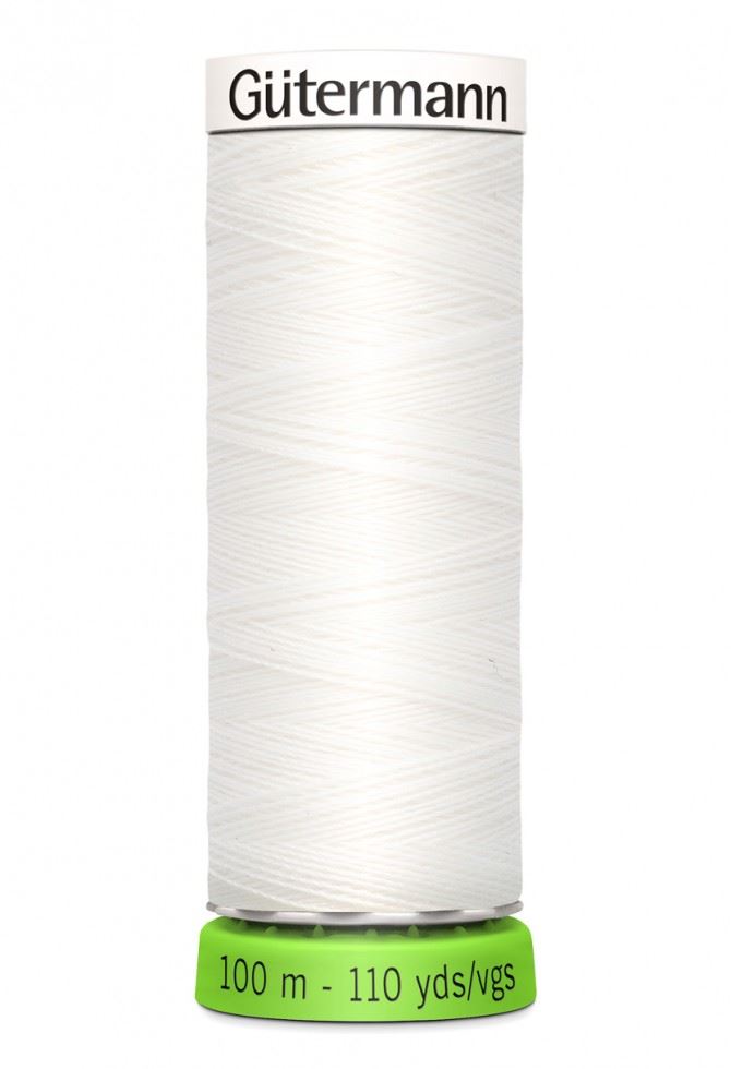 Gutermann 800 White Recycled Rpet Eco Sewing Thread