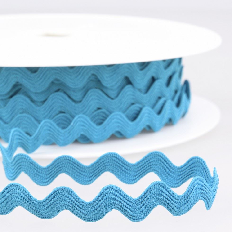 Stephanoise Turquoise Ric Rac Trim