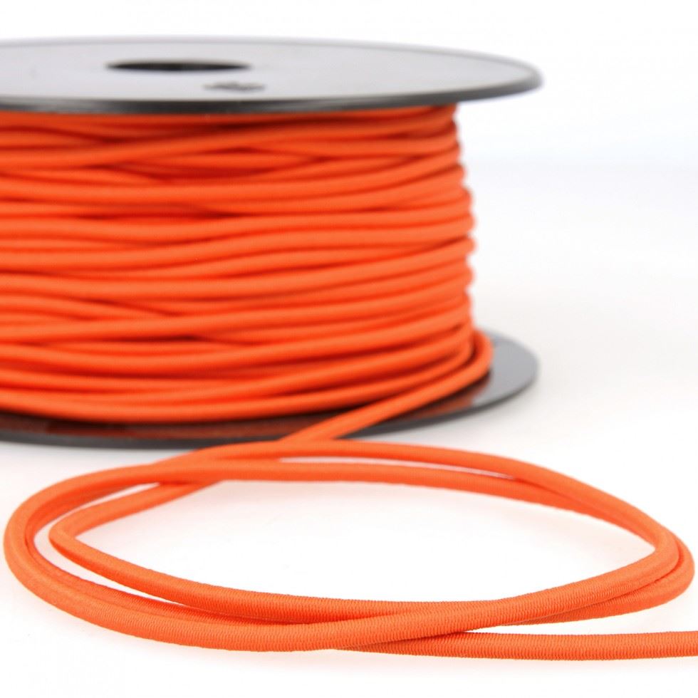 Stephanoise Round Elastic Cord Orange