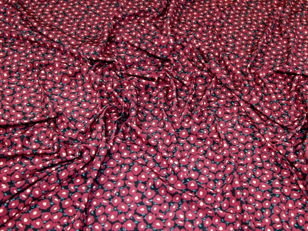 John Kaldor Portia ITY Silky Stretch Knit Fabric Plum
 