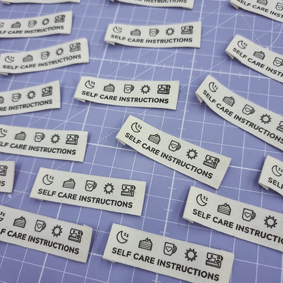 Sew Anonymous Self Care Cotton Labels
 