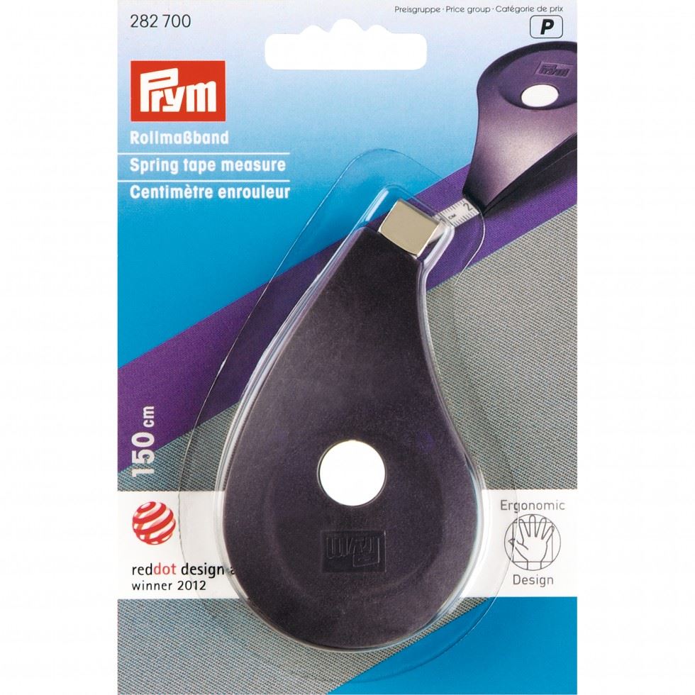 Prym Ergonomic Spring Tape Measure
 