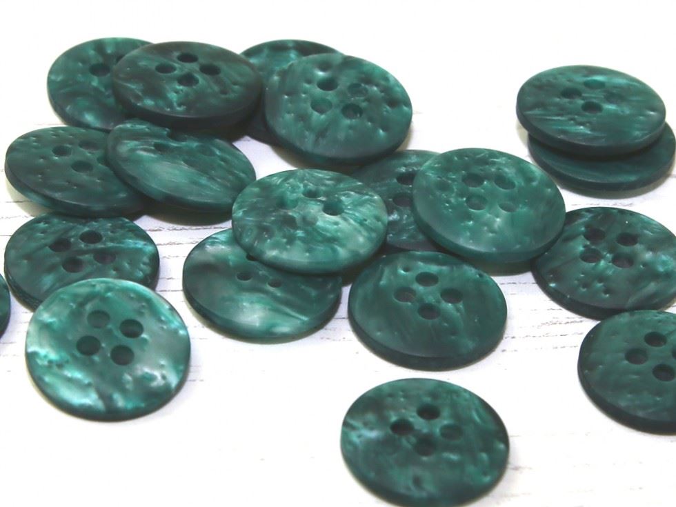 Dill Green Marble Plastic Buttons (Value Pack)