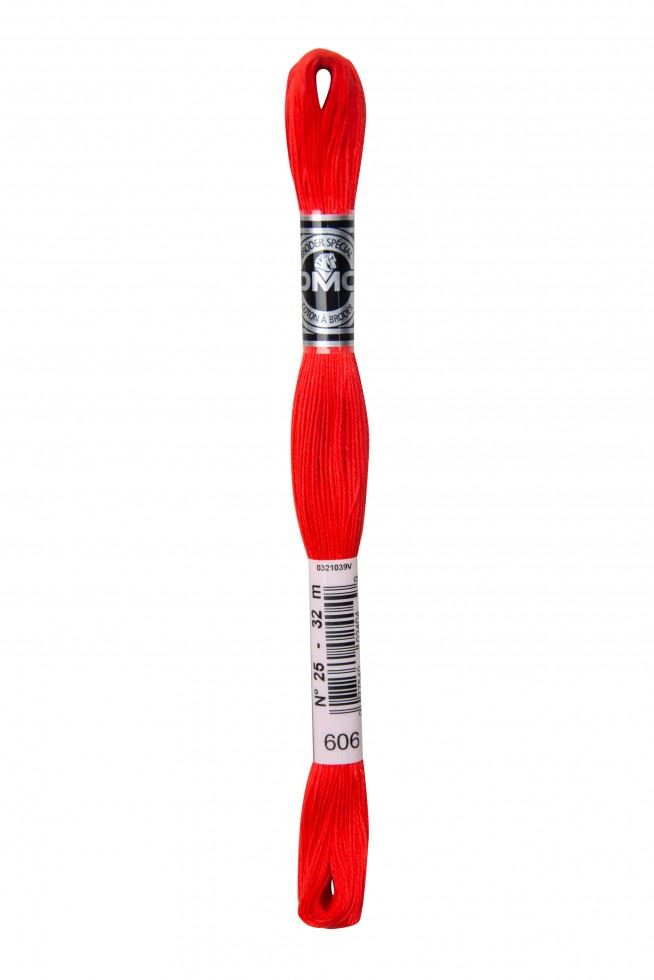 Dmc 606 Size 25 Coton A Broder Special Embroidery Thread