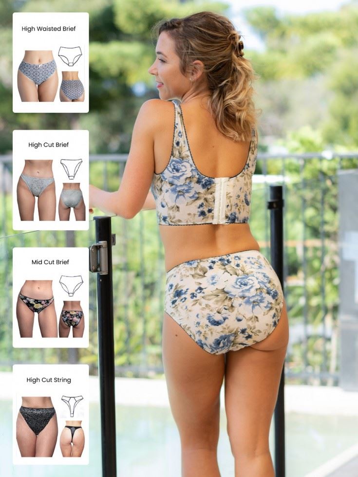 Booby Traps Paper Sewing Pattern 4 in 1 Knickers
 