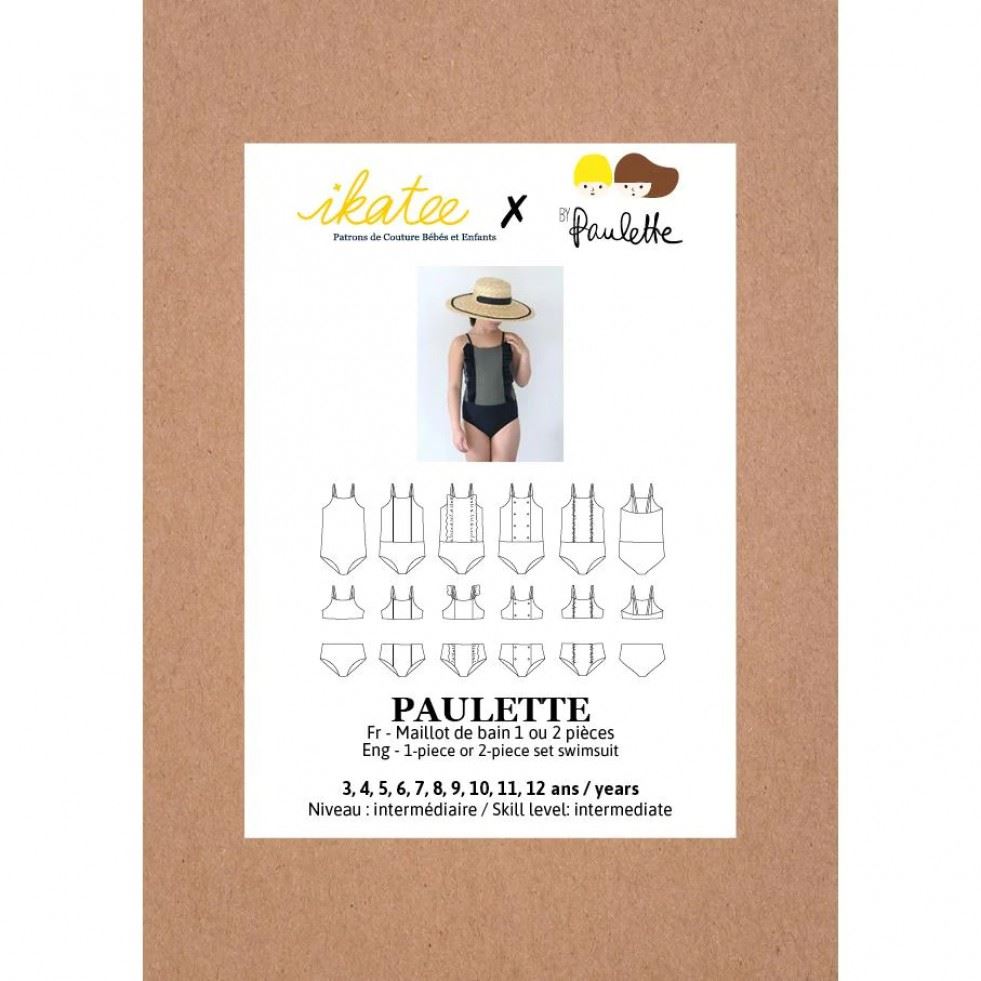 Ikatee Sewing Pattern Kids Paulette Swimsuit