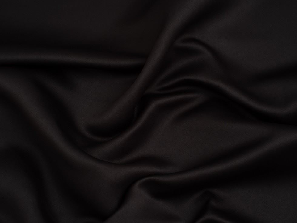 Minerva Core Range Polyester Blackout Lining Fabric Black
 