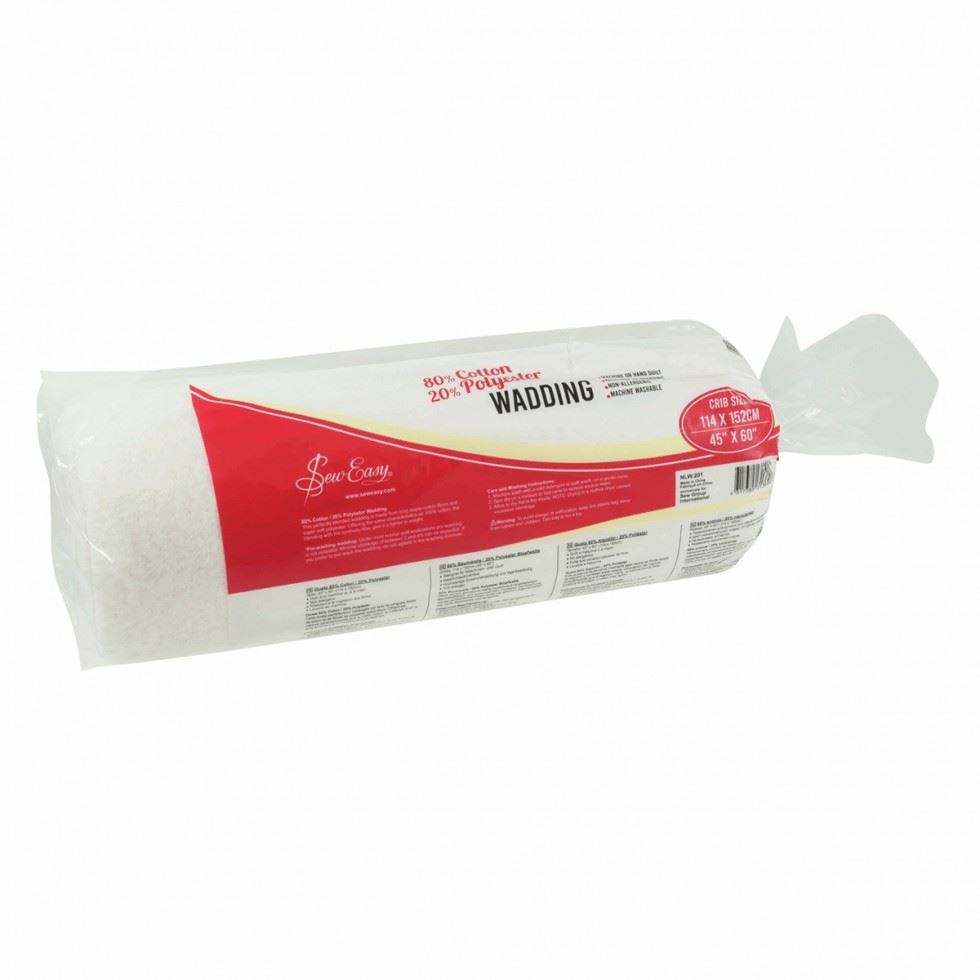 Sew Easy White Polydown Polyester Batting Wadding