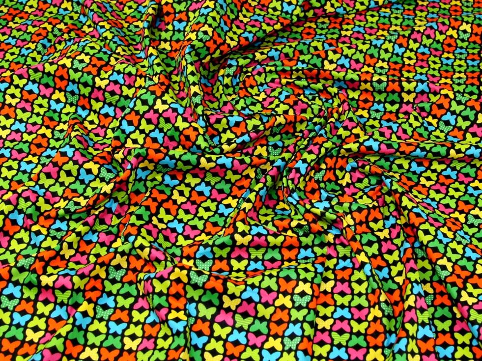 Green Deadstock 100% Cotton Poplin Fabric