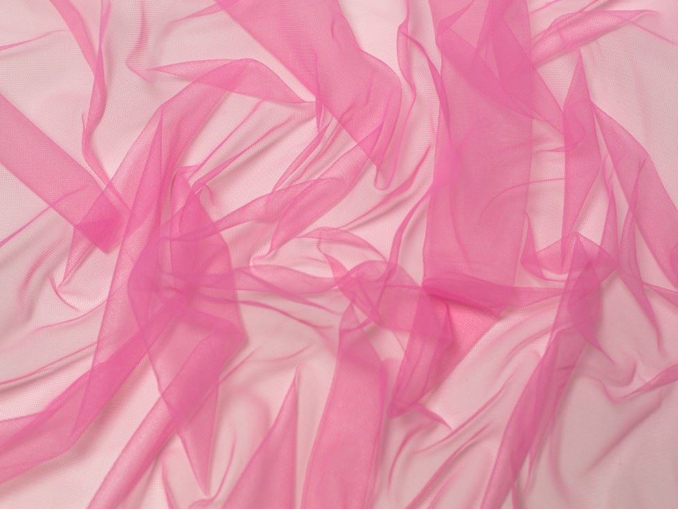 Minerva Core Range Dolce Vita Soft Italian Tulle Fabric Pink
 