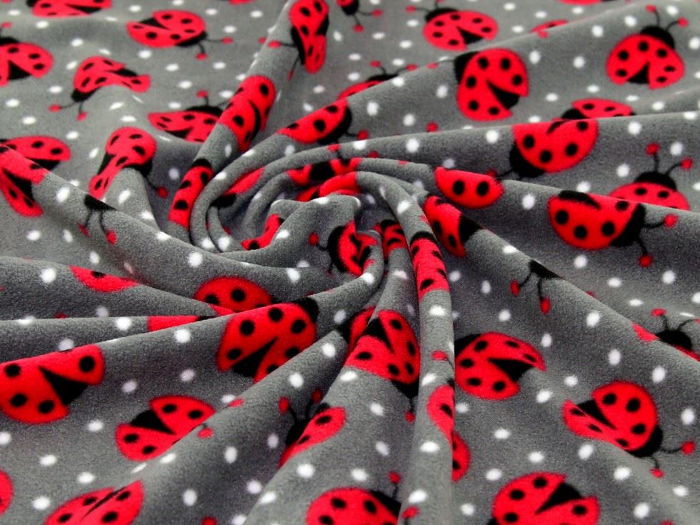 Grey Polar Fleece Fabric