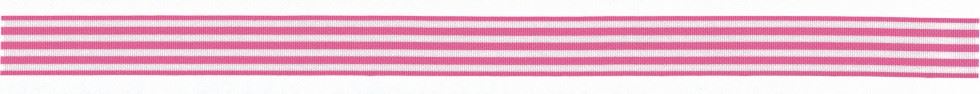 Berisfords Stripes Ribbon (Value Roll) 113 Pink