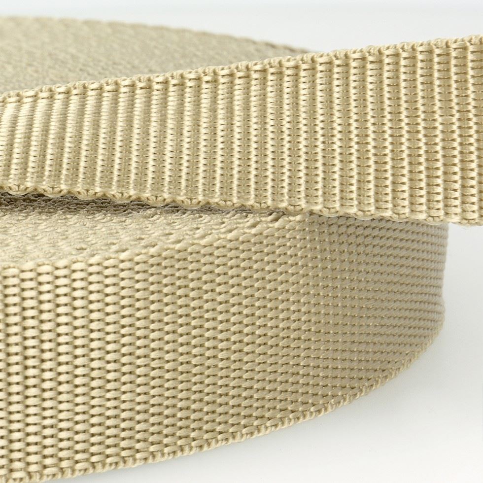Stephanoise Beige Polypropylene Webbing
