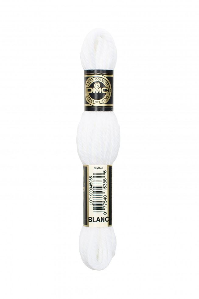 DMC Tapestry Wool Blanc White
 