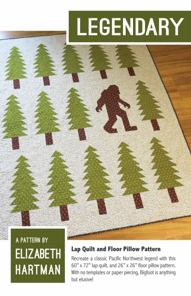Elizabeth Hartman Quilting Pattern Legendary Quilt
 