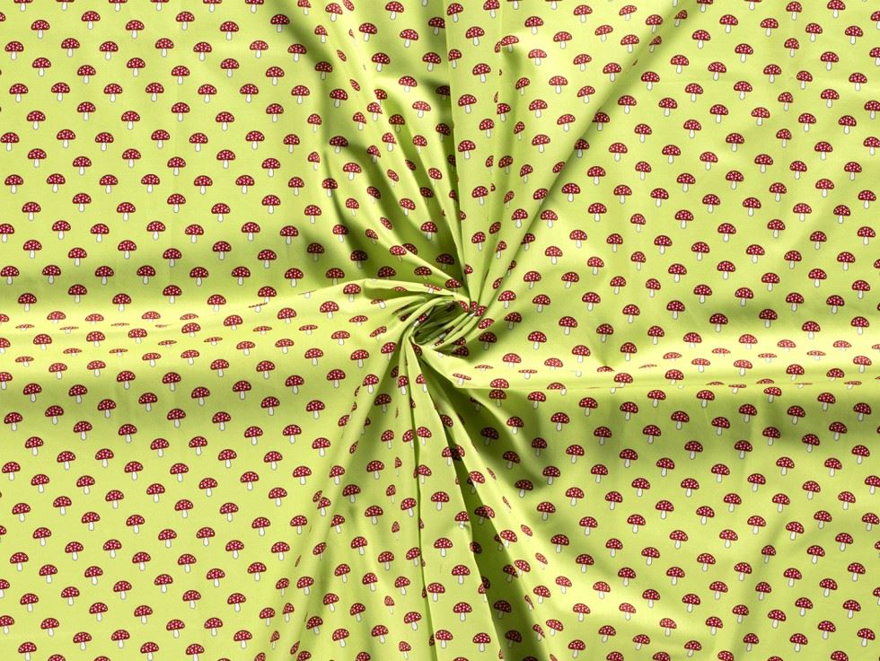 100% Cotton Poplin Fabric Green
 