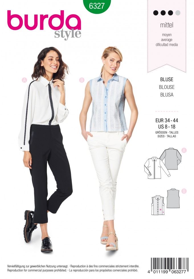Burda Paper Sewing Pattern 6327
 