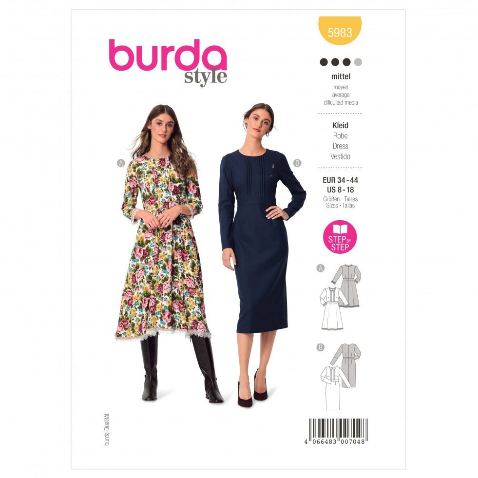 Minerva Sewing Pattern 5983 Burda Burda-5983
