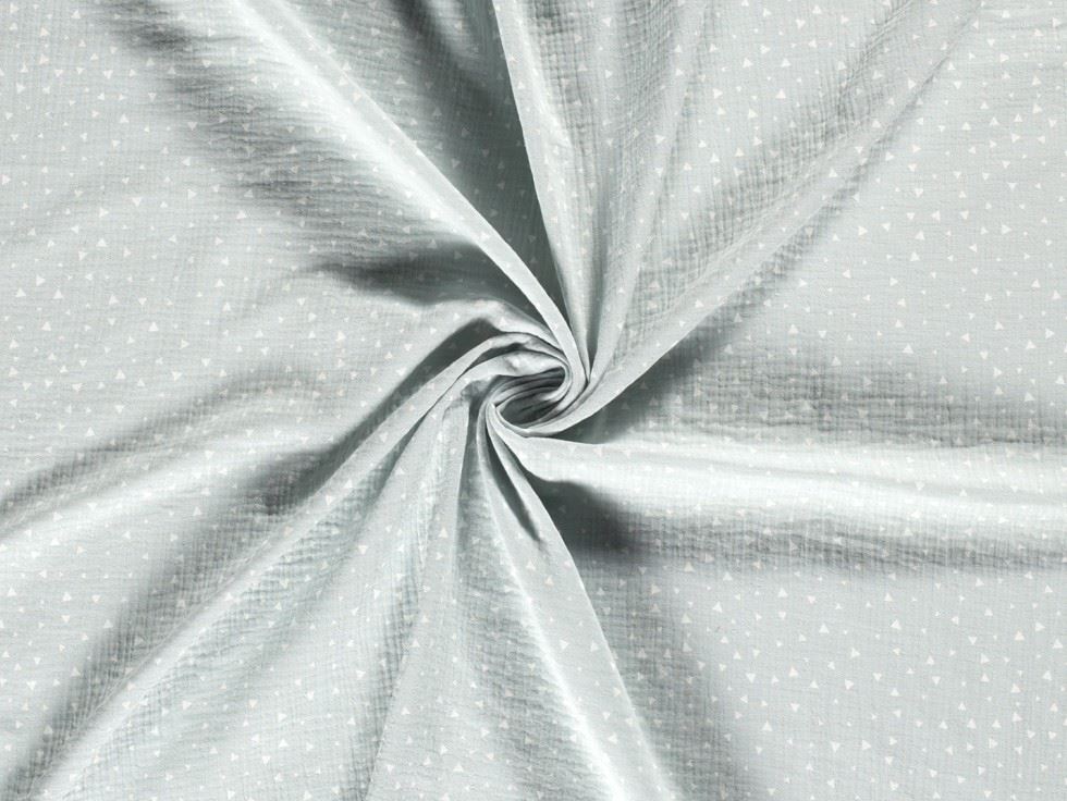 Cotton Double Gauze Fabric Pale Mint
 