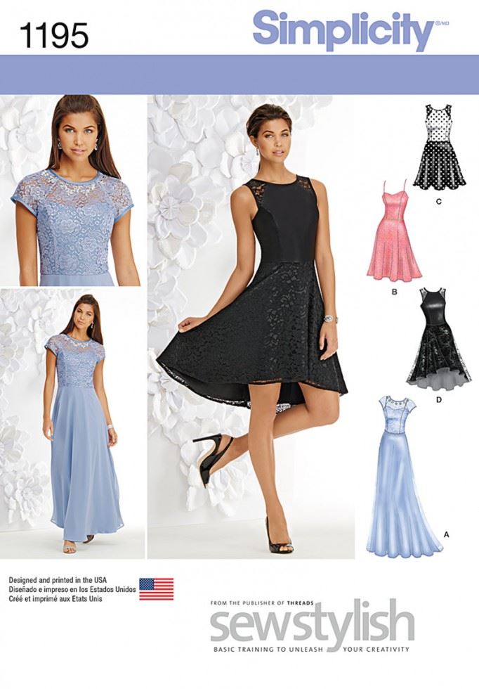 Minerva Sewing Pattern 1195 Simplicity Simplicity-1195-D5