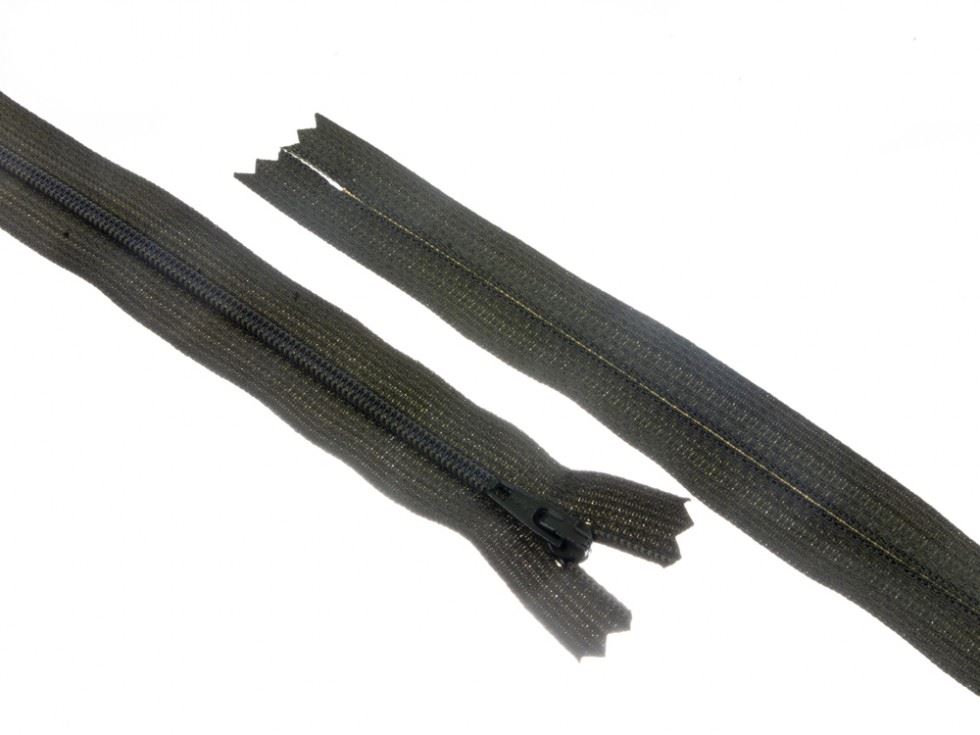 YKK Nylon Closed End Dress Zips Moss Green