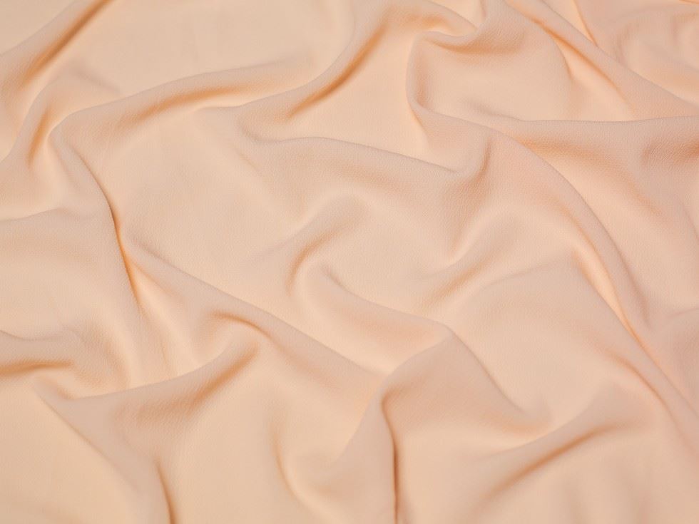 Minerva Core Range Pebble Textured Stretch Woven Crepe Fabric Light Blush
 