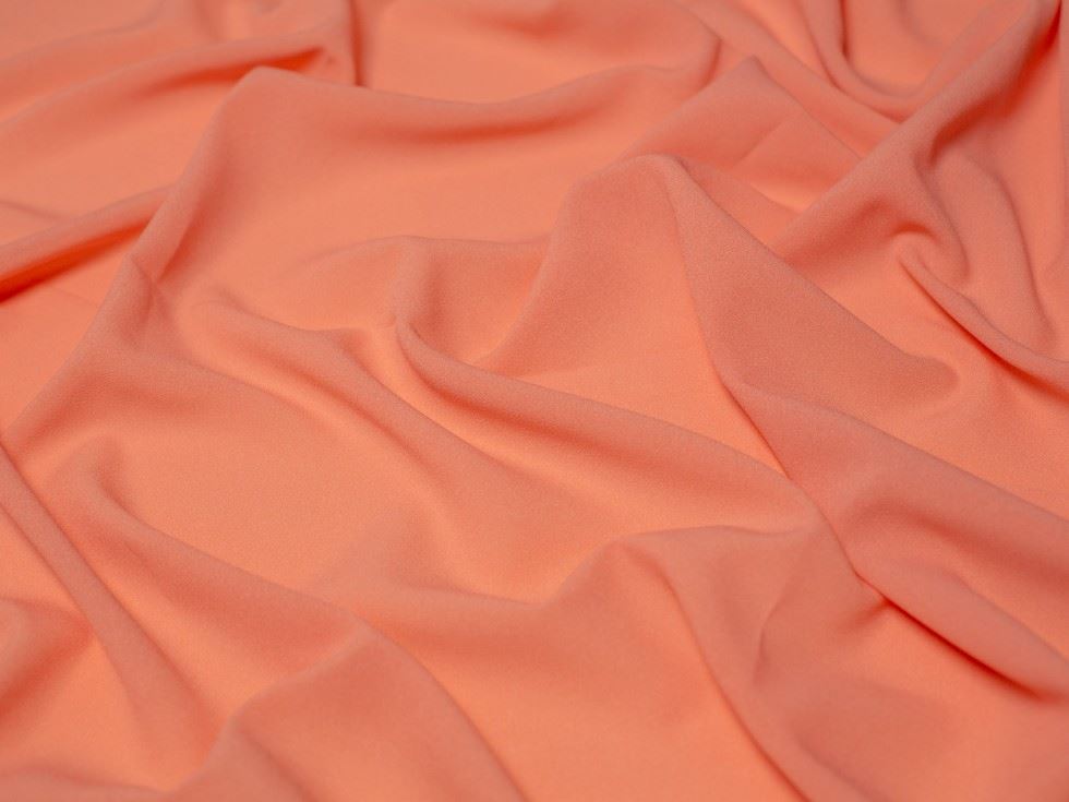 Minerva Core Range Peach Single Georgette Fabric
