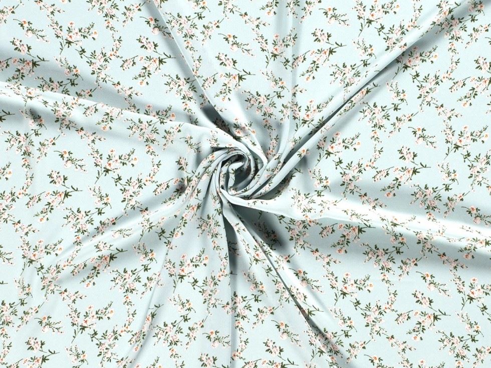 Polyester Georgette Fabric Mint