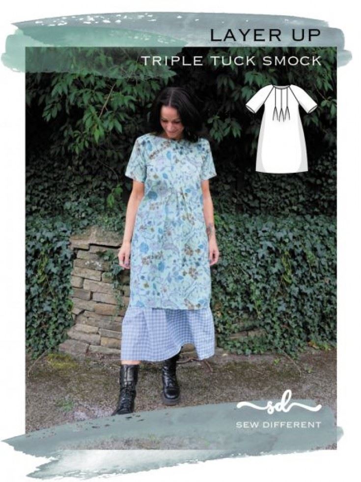 Sew Different Sewing Pattern Triple Tuck Smock