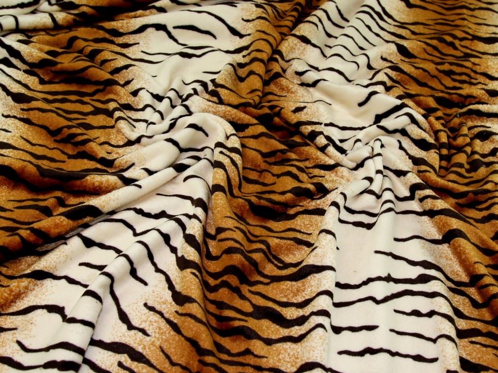 Gold Brown Deadstock Plush Cuddle Fleece Fabric