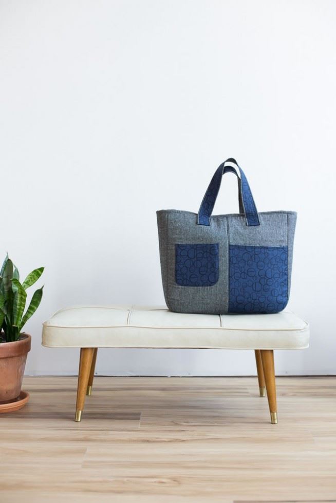 Noodlehead Sewing Pattern Fika Tote Bag